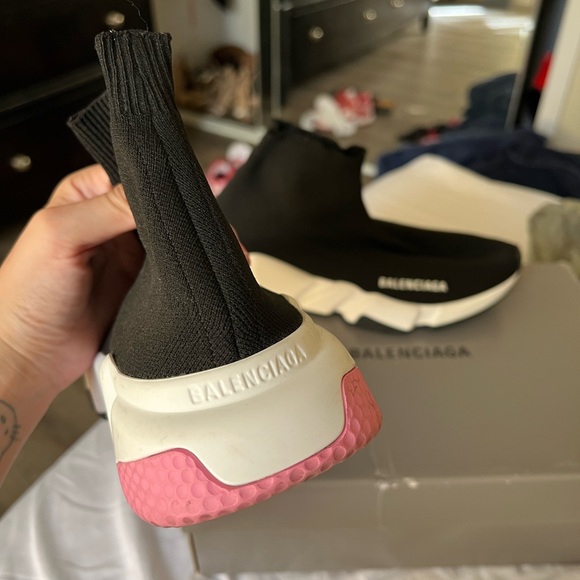 Balenciaga speed sock shoe/pink size 8 - Picture 3 of 7